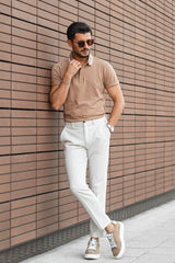 Men's Cotton Polo Shirt — Short Sleeve | Yvezi — 31