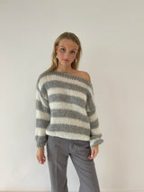 Esméralde | Women's Oversized Striped Knit Jumper — view 18