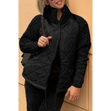 Mirevane | Women's Quilted Knit Zip-Up Jacket — view 6