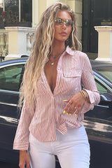 Women's Striped Shirt | Yvezi — 8