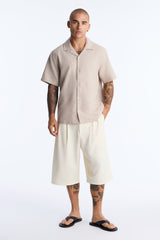 Men's Linen Shirt — Short Sleeve | Yvezi — 45