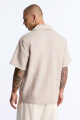 Men's Linen Shirt — Short Sleeve | Yvezi — 46