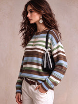 Women's Crew Neck Jumper in Multicolour, product image 3