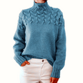 Tova | Women's Cable-Knit Roll-Neck Relaxed Jumper — view 1