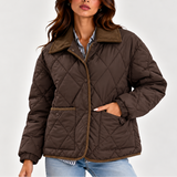Sorrel | Women's Quilted Puffer Jacket with Corduroy Collar — view 1