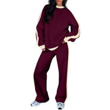 Seralyn | Women's Striped Two-Piece Lounge Set — view 8