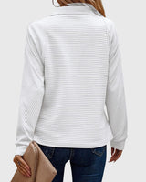Brunna | Women's Ribbed Knit Half-Zip Jumper — view 10