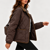 Sorrel | Women's Quilted Puffer Jacket with Corduroy Collar — view 2