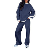 Seralyn | Women's Striped Two-Piece Lounge Set — view 4