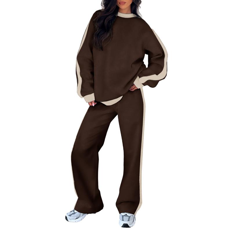 Seralyn | Women's Striped Two-Piece Lounge Set — view 3