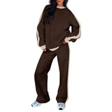 Seralyn | Women's Striped Two-Piece Lounge Set — view 3