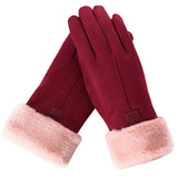 Saskia | Women's Fleece-Lined Touchscreen Winter Gloves — view 6