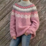 Courtney | Women's Relaxed-Fit Nordic Fair Isle Knit Jumper — view 2