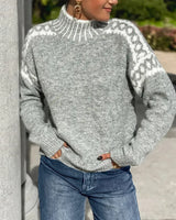 Liah | Fair Isle Crew Neck Knitted Jumper — view 1