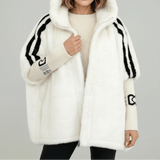 Roxanne | Women's Oversized Hooded Faux Fur Zip-Up Winter Jacket — view 7