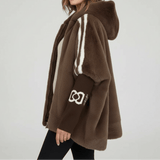 Roxanne | Women's Oversized Hooded Faux Fur Zip-Up Winter Jacket — view 3