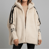 Roxanne | Women's Oversized Hooded Faux Fur Zip-Up Winter Jacket — view 5