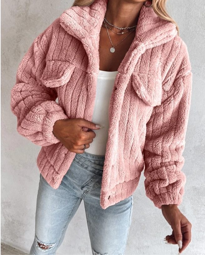 Tess | Women's Oversized Sherpa Jacket — view 2