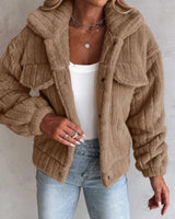 Tess | Women's Oversized Sherpa Jacket — view 4
