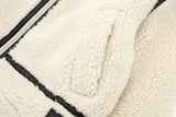 Juniper | Women's Oversized Teddy Jacket with Contrast Trim — view 6