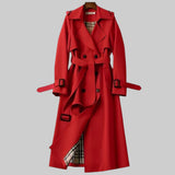 Emily | Double-Breasted Trench Coat, Belted Long Fit — view 2