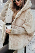Perpetua | Women's Hooded Faux Fur Puffer Jacket — view 1