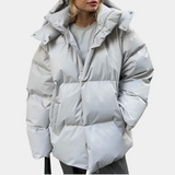 Verity | Lightweight Quilted Puffer Jacket with Hood — view 2