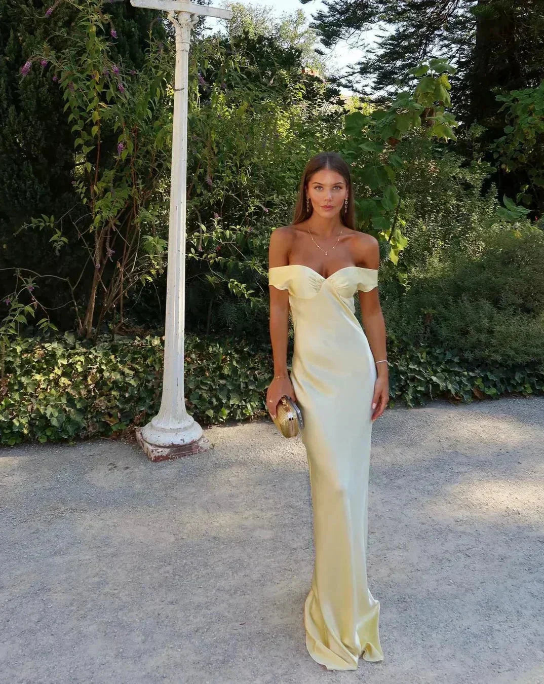 Women's Off-Shoulder Christmas Party Maxi Dress — view 2