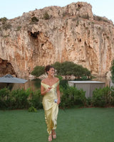 Women's Off-Shoulder Christmas Party Maxi Dress — view 5