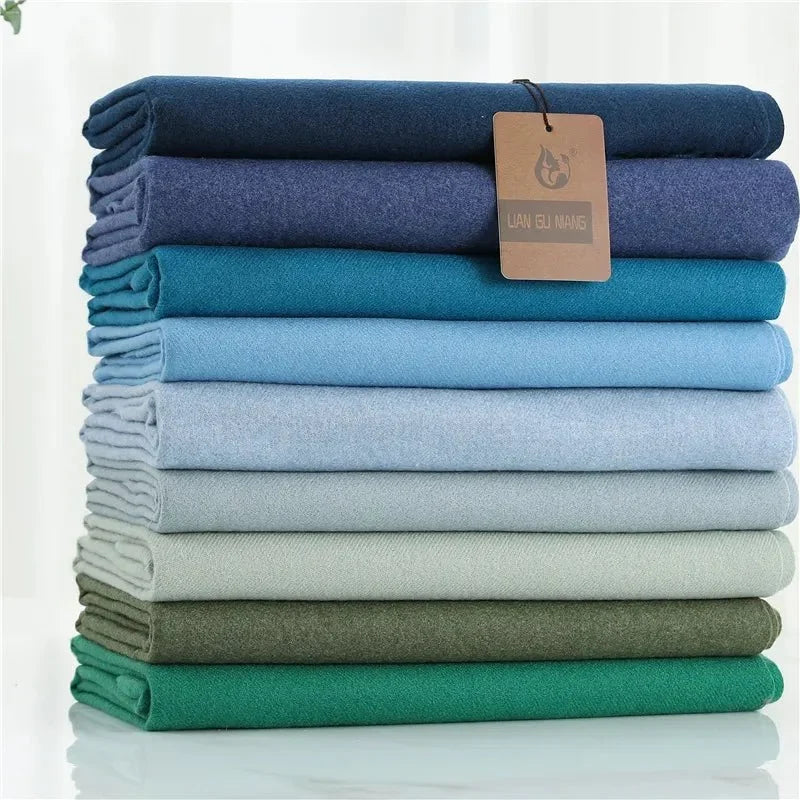 Thomasina | Women's Large Tassel Scarf – Soft Winter Wrap — view 3