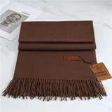 Thomasina | Women's Large Tassel Scarf – Soft Winter Wrap — view 14
