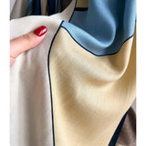 Dilys | Women's Oversized Wool & Cotton Blend Scarf — view 3