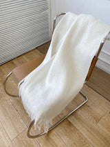 Arabella | Women's Long Fringe Winter Cotton Scarf with Tassels — view 4