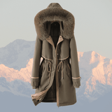 Agatha | Women's Faux Fur Hooded Quilted Winter Parka Coat — view 5