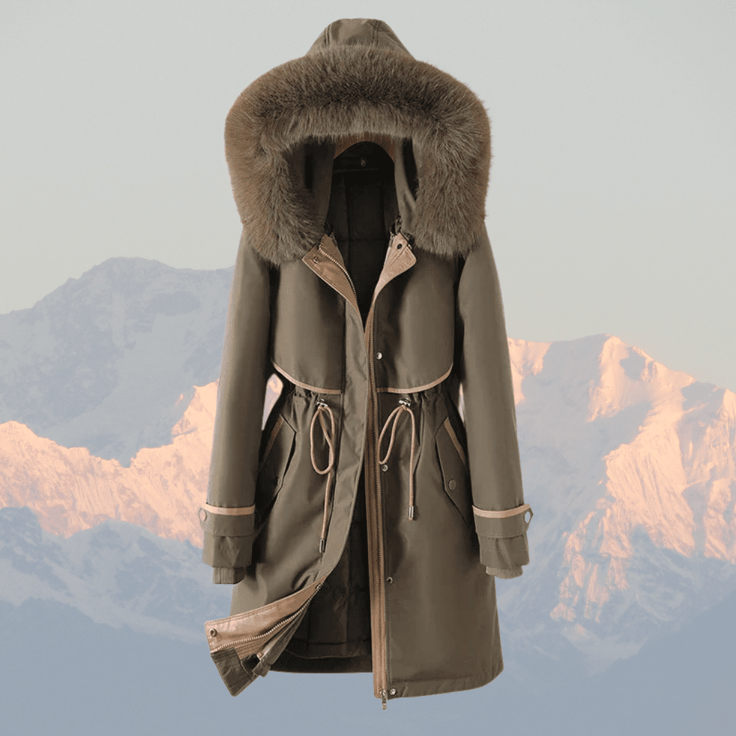 Agatha | Women's Faux Fur Hooded Quilted Winter Parka Coat — view 5