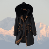 Agatha | Women's Faux Fur Hooded Quilted Winter Parka Coat — view 1