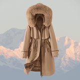 Agatha | Women's Faux Fur Hooded Quilted Winter Parka Coat — view 4