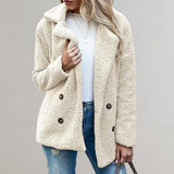 Aveline | Women's Textured Relaxed-Fit Double-Breasted Blazer — view 2