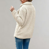 Aveline | Women's Textured Relaxed-Fit Double-Breasted Blazer — view 6