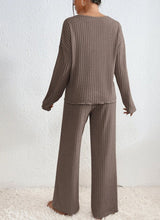 Saoirse | V-Neck Knit Loungewear Set — view 9
