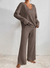 Saoirse | V-Neck Knit Loungewear Set — view 10