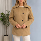 Elvara | Women's Oversized Longline Cocoon Notch-Collar Winter Coat — view 6
