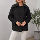 Elvara | Women's Oversized Longline Cocoon Notch-Collar Winter Coat — view 2
