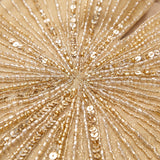 Women's Beaded Fit-and-Flare Christmas Party Gown — view 6
