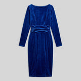 Women's Velvet Bodycon Christmas Party Dress — view 3