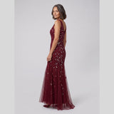 Women's Sequin Fishtail Christmas Party Gown — view 2