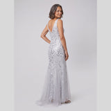 Women's Sequin Fishtail Christmas Party Gown — view 9