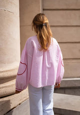 Maristelle | Women's Ruffle Tie-Neck Blouse — view 2