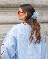 Maristelle | Women's Ruffle Tie-Neck Blouse — view 9