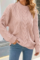 Auden | Women's Oversized Cable Knit Jumper — view 5